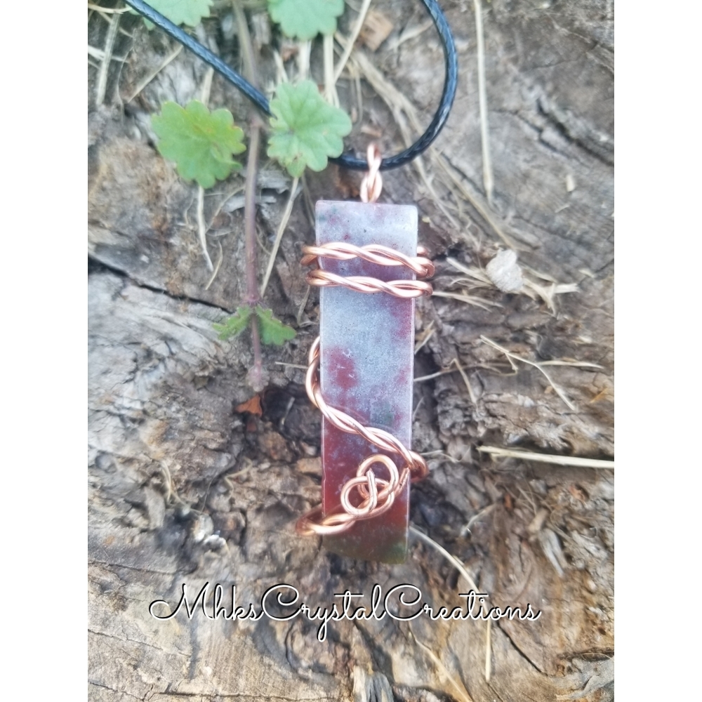 ⭐3 for 25⭐Indian agate crystal necklace